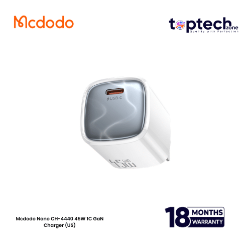 Mcdodo-11.png Mcdodo Nano CH-4440 45W 1C GaN Charger (US) - Image 1
