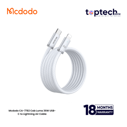 Mcdodo-2026-10-15T174504.765.png Mcdodo CA-7782 Cab Luma 36W USB-C to Lightning Air Cable - Image 1