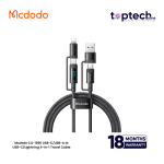 Mcdodo CA-1990 USB-C/USB-A to USB-C/Lightning 4-in-1 Travel Cable - Image 2