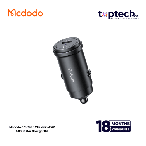 Mcdodo-2026-10-17T121446.569.png Mcdodo CC-7495 Obsidian 45W USB-C Car Charger Kit - Image 1