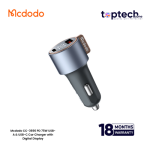 Mcdodo CC-3690 PD 75W USB-A & USB-C Car Charger with Digital Display - Image 3