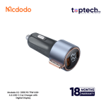 Mcdodo CC-3690 PD 75W USB-A & USB-C Car Charger with Digital Display - Image 2