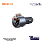 Mcdodo CC-3690 PD 75W USB-A & USB-C Car Charger with Digital Display