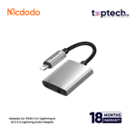 Mcdodo CA-5540 2 in 1 Lightning to DC3.5 & Lightning Audio Adapter