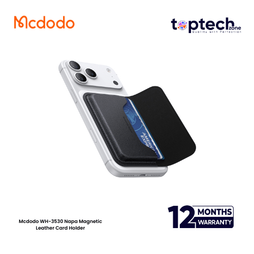 Mcdodo-2026-10-20T105504.110.png Mcdodo WH-3530 Napa Magnetic Leather Card Holder - Image 1