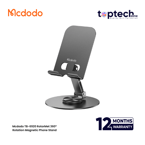 Mcdodo-2026-10-20T110237.937.png Mcdodo TB-6920 RotorMet 360° Rotation Magnetic Phone Stand - Image 1