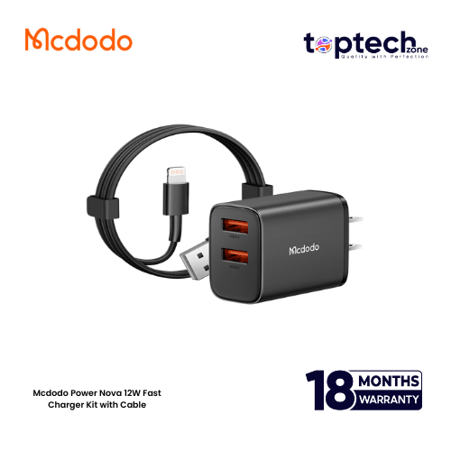 Mcdodo-2026-10-20T124901.919.png Mcdodo Power Nova 12W Fast Charger Kit with Cable - Image 1