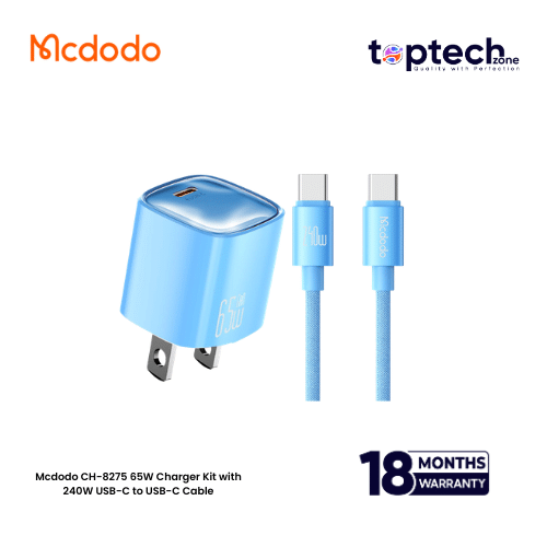 Mcdodo-50.png Mcdodo CH-8275 65W Charger Kit with 240W USB-C to USB-C Cable - Image 1