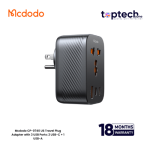 Mcdodo CP-0740 US Travel Plug Adapter with 3 USB Ports: 2 USB-C + 1 USB-A - Image 3